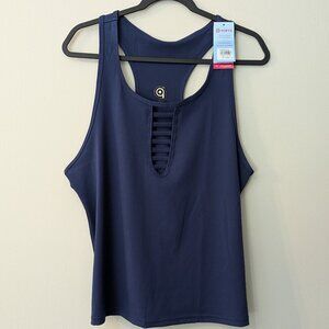 NEW POP Fit Women's Dark Blue Activewear Tank Top. Size 3X